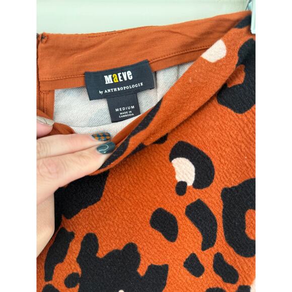 Maeve by Anthro leopard skirt M - Picture 4 of 7